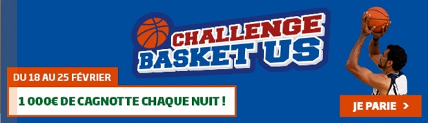 NBA sur PMU : 10.000 € mis en jeu du 18 au 25 février
