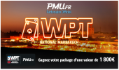 Le WPT National se tiendra à Marrakech : qualifiez vous sur pmu.fr