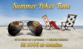 35 0000 euros sont offerts pendant l'été avec le Summer Poker Time de Pmu poker