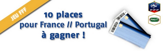 Gagner des places pour France - Portugal avec PMU.fr