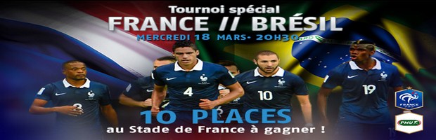 Tournoi France/Brésil sur PMU
