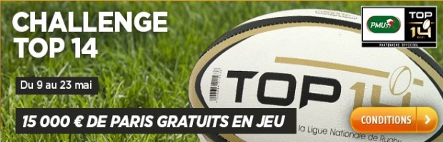 Top 14 rugby sur PMU