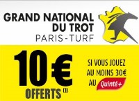 Grand National du Trot : 10€ offerts