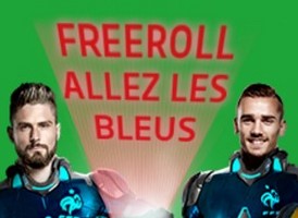 PMU Poker vous propose les freerolls "Allez les Bleus"