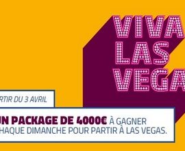 PMU Poker met en jeu 10 packages de 4.000€ pour Las Vegas