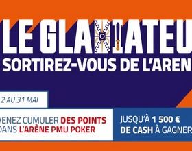 PMU Poker vous propose de devenir "Le Gladiateur" en mai 2017