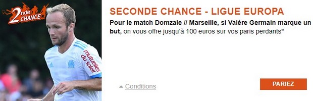 Seconde Chance PMU sur Domzale-Marseille en Ligue Europa