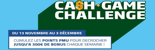 Découvrez le Cash Game Challenge de PMU