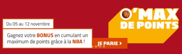 5.000€ mis en jeu par PMU sur la NBA du 5 au 12/11