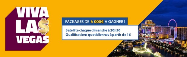Offre promotionnelle Viva Las Vegas sur PMU Poker du 9 avril au 3 juin