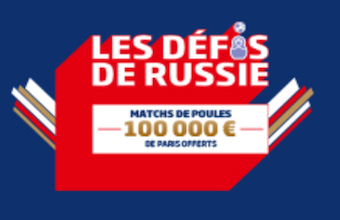 Jackpot de 100.000€ mis en jeu du 14 au 28/06 sur PMU lors des phases de groupe de la Coupe du Monde