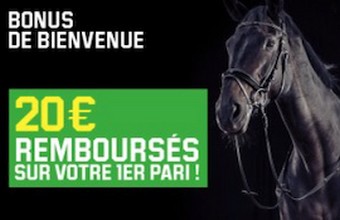 Gagnez jusqu'à 20€ de paris hippiques à l'inscription avec Unibet