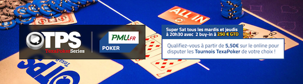 Events live TPS sur PMU Poker