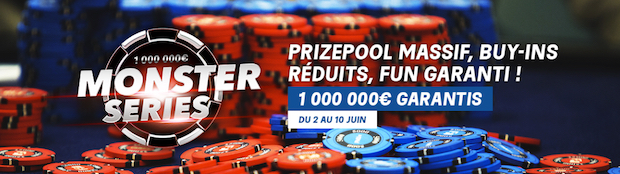 Monster Series de Poker avec PMU